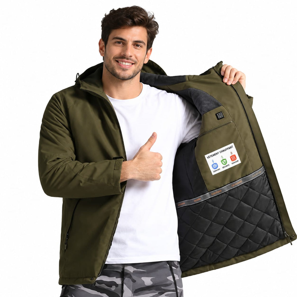 Doudoune Chauffante Homme | ThermoWear