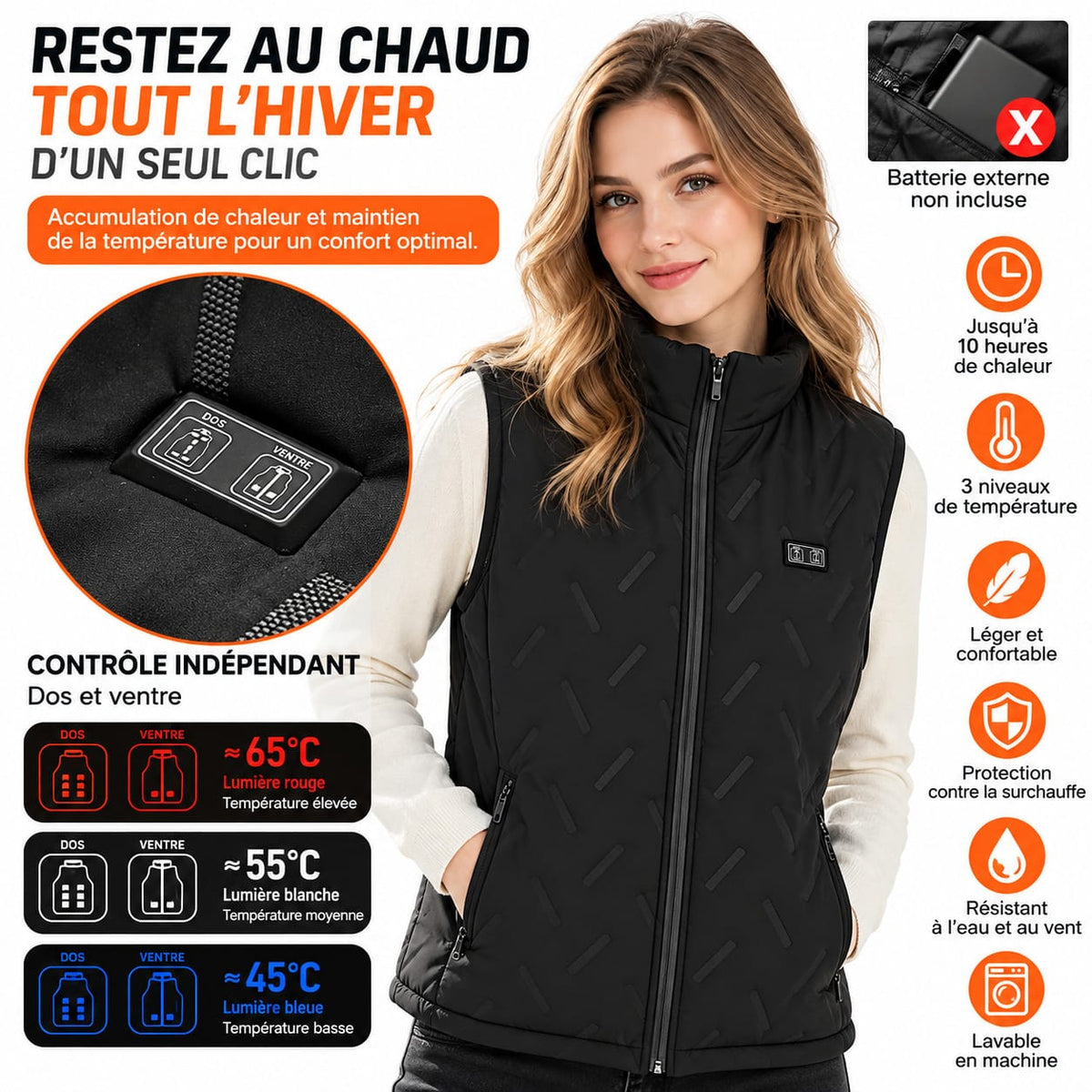 Gilet Chauffant | ThermoWear