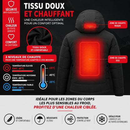 Veste Chauffante à Capuche | ThermoWear